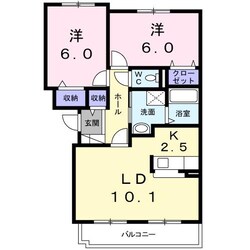 ソレアード石川の物件間取画像